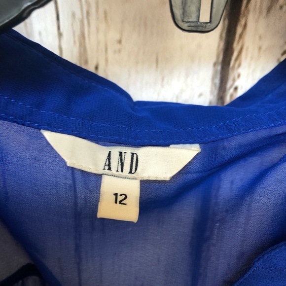 🆕 NWOT INDIAN BRAND “AND” TUNIC WITH SLIP 🆕 - Picture 7 of 8